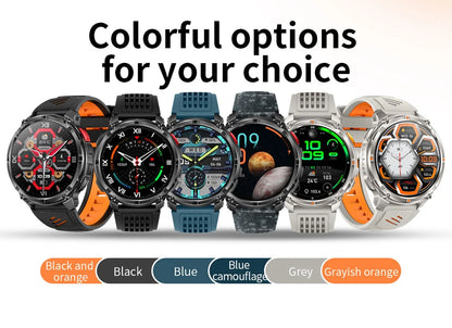 2026 T-Rex3 Pro Smart Watch 1100mAh GPS 5ATM Military Sports Compass Run