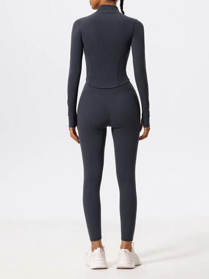 Women Zip Up Yoga Jacket | Ultra Soft Quick Dry Sports Top