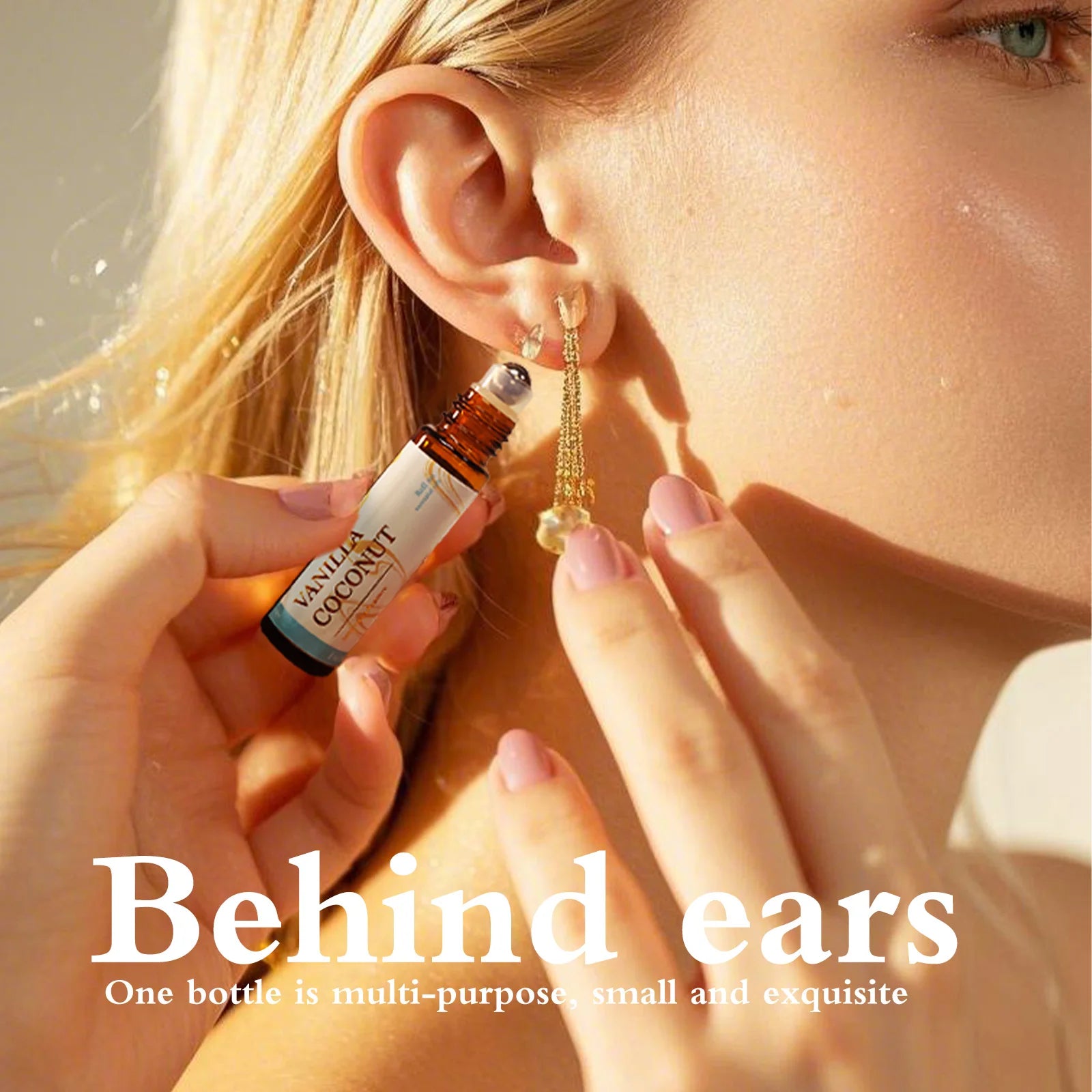 Lavender Roll-On Essential Oil, 10ml - Natural Aromatherapy for Relaxation, Sleep Aid & Stress Relief - Pure Therapeutic Grade