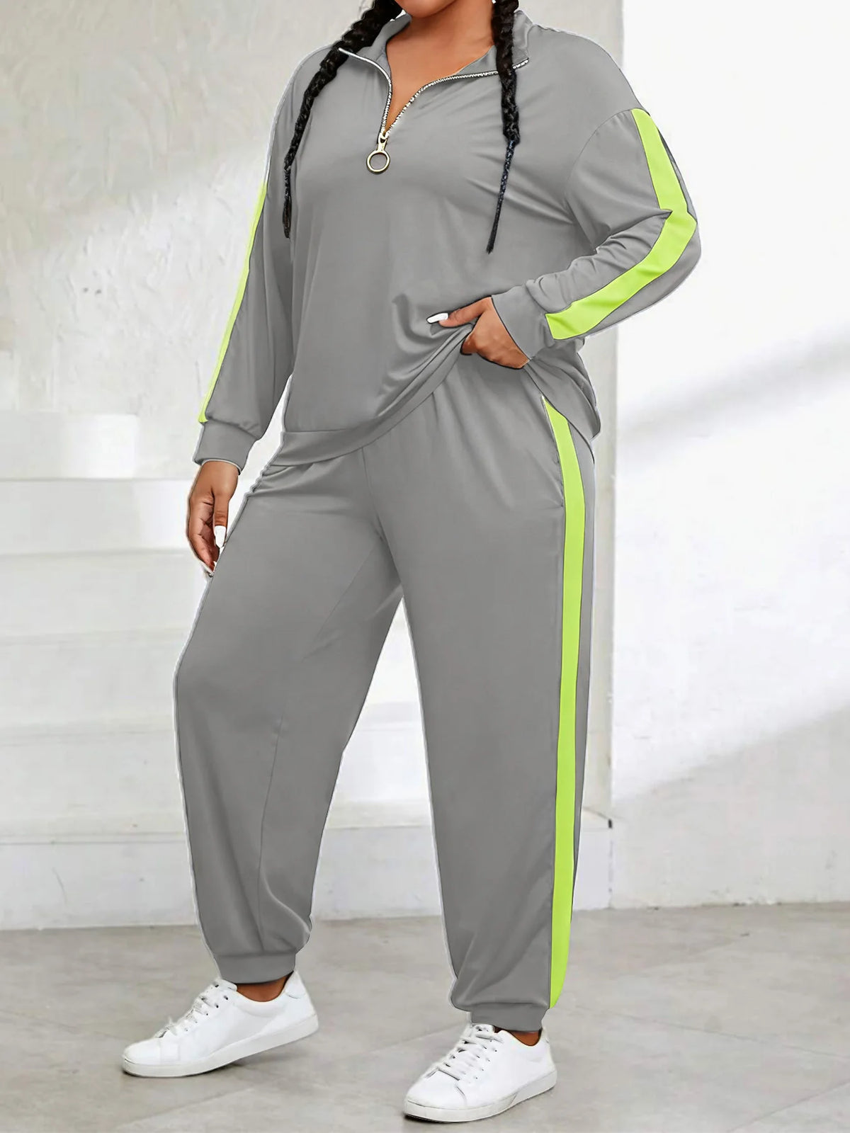 Full Form™ Side Stripe Half-Zip Set