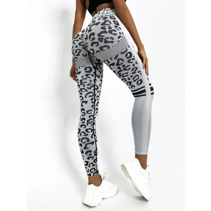 Sculpt and Flow Leggings - Leopard Print