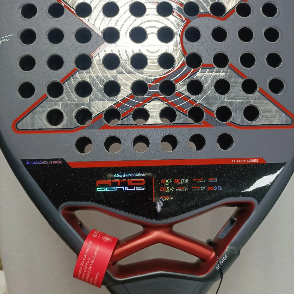 X-ONE Carbon Fiber Padel Racket Round Shape 3K 12K 18K Paddle Tennis Racquet