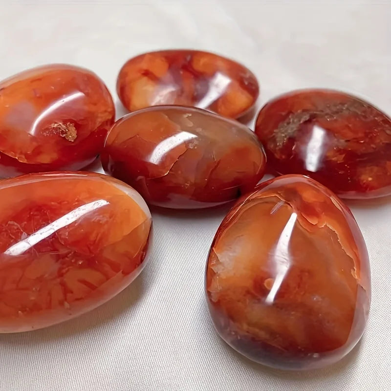 Carnelian Palm Stone | Chakra Crystal for Meditation & Healing