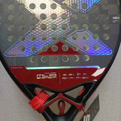 X-ONE Carbon Fiber Padel Racket Round Shape 3K 12K 18K Paddle Tennis Racquet
