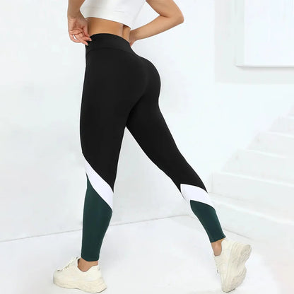Sculpt & Flow Leggings - Seamless Colorblock