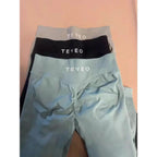 TEVEO Seamless Yoga Leggings | Mid-Waist Sculpting Fitness Pants