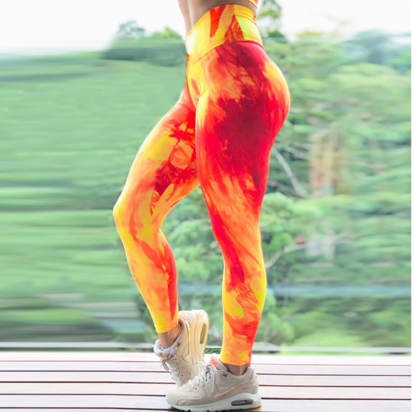 Sculpt & Flow Leggings - Tie Dye Essential