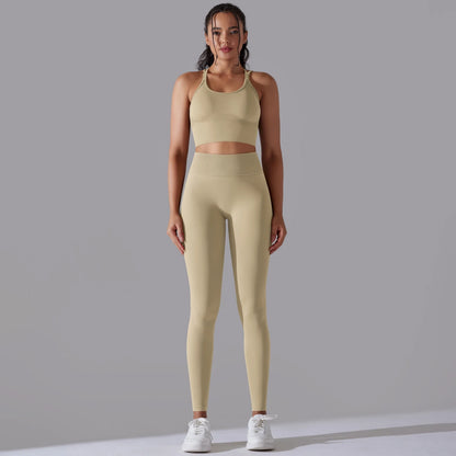 Curve & Flow Set - Brushed Fabric Moisture-Wicking