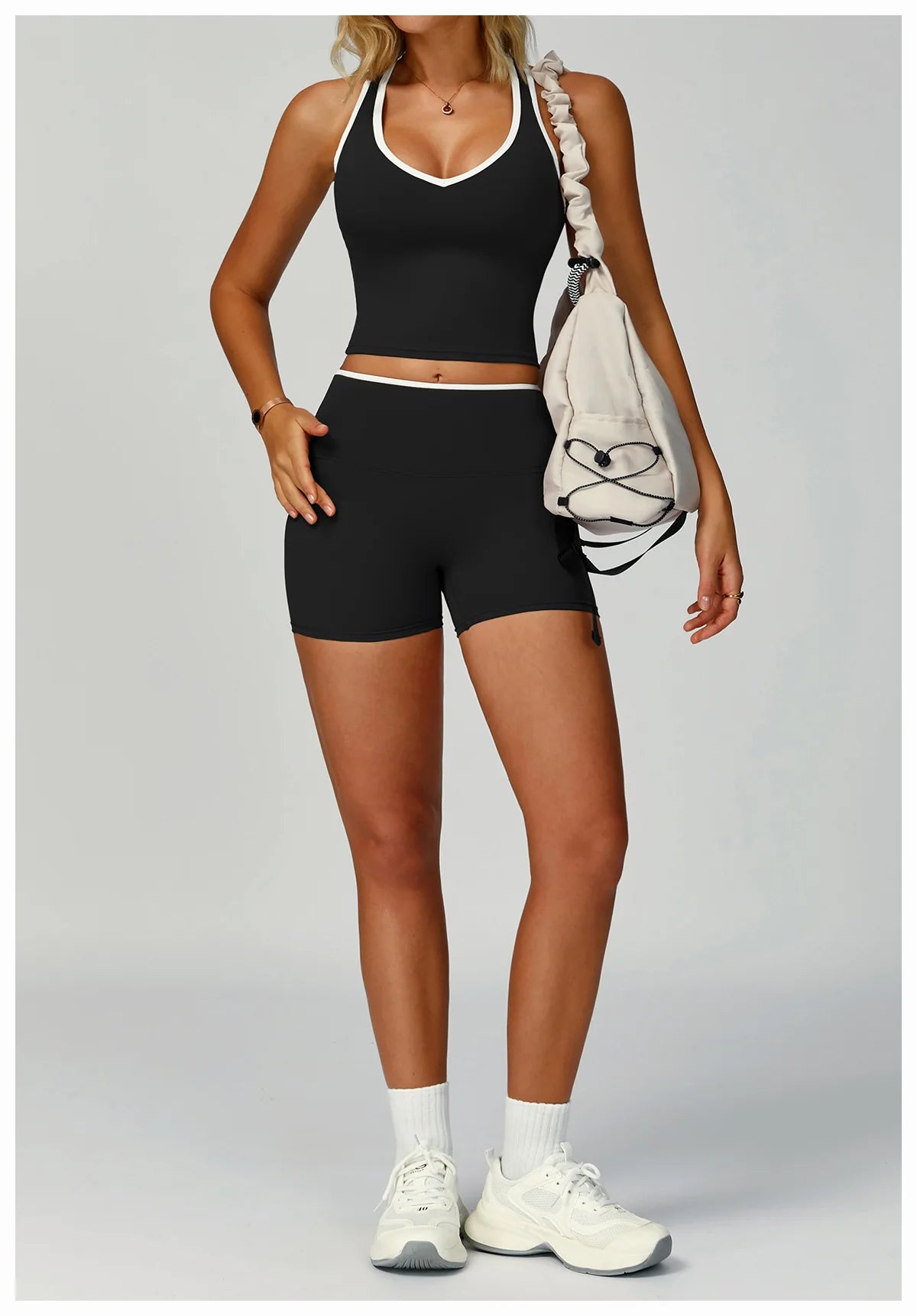 Women Sports Bra High Support Yoga Top Gym Workout Padded Fitness Vest