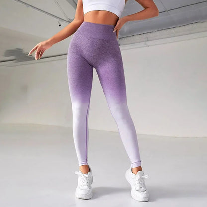 Contour Fit Leggings - Tummy Control Gradient