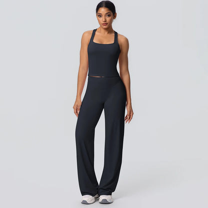Aura Flow Set - Stretch Wide Leg Comfort