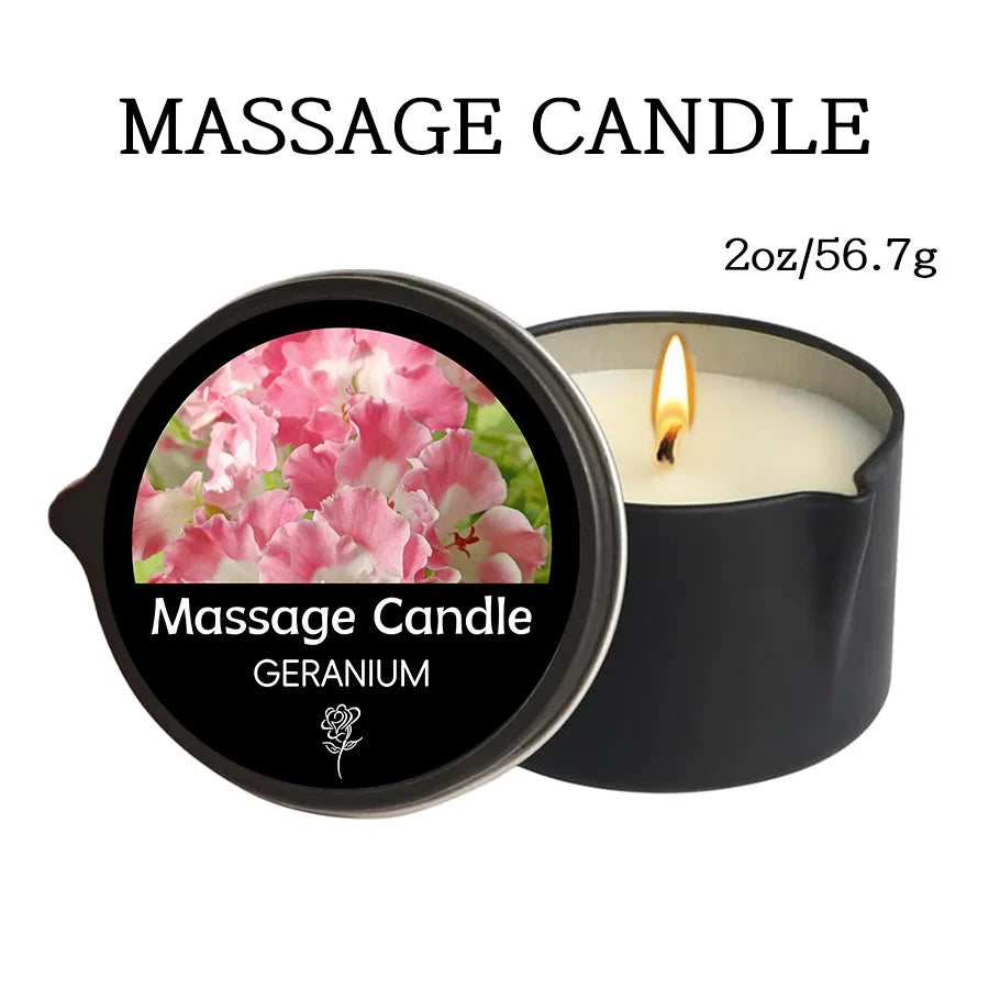 EVODUCK Luxury Massage Oil Candle | Stress Relief Aromatherapy