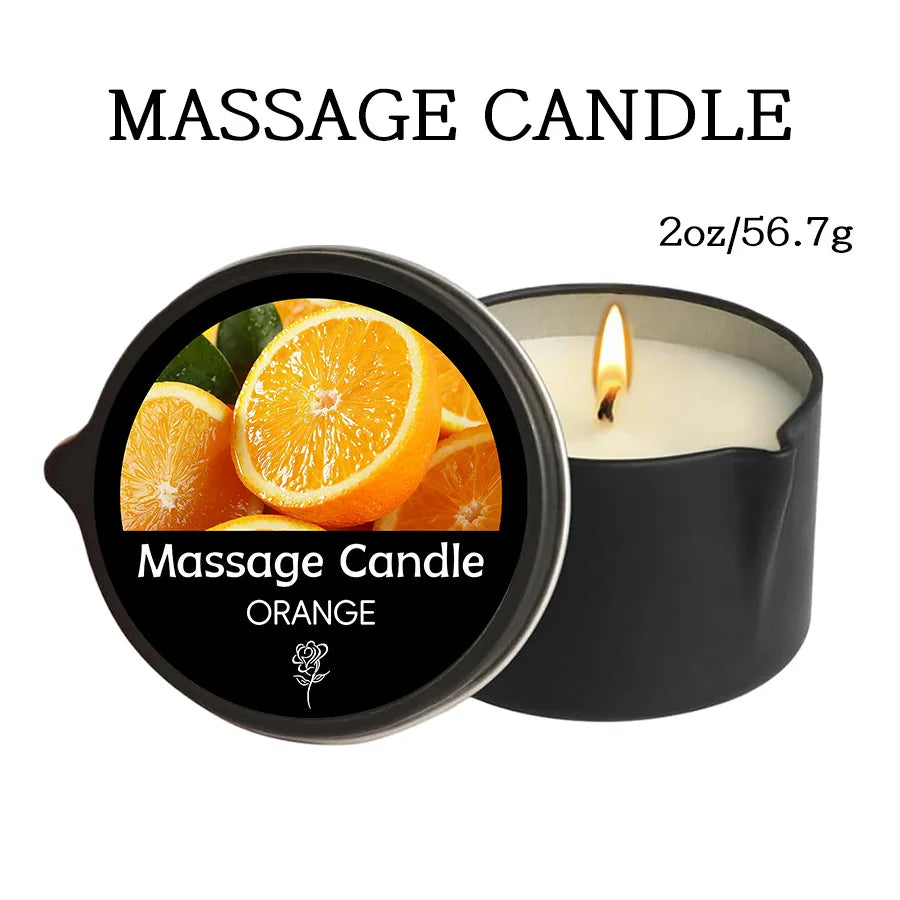EVODUCK Luxury Massage Oil Candle | Stress Relief Aromatherapy