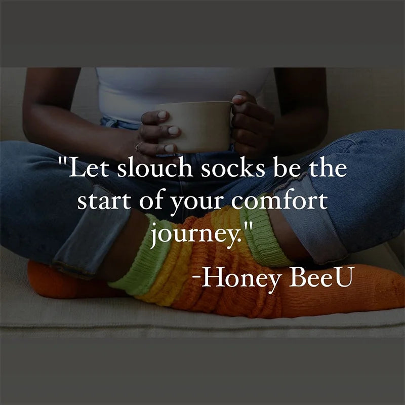 Essential Slouch Socks - White