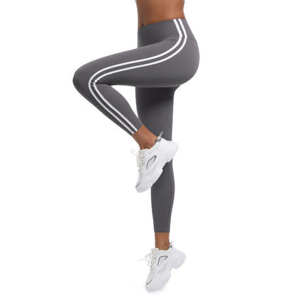 Second Skin Leggings - Athletic Striped