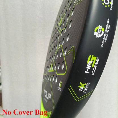 X-ONE Carbon Fiber Padel Racket Round Shape 3K 12K 18K Paddle Tennis Racquet