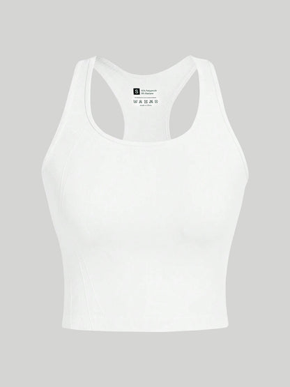 3 Pack Yoga Crop Tops | Seamless Gym Workout Tanks
