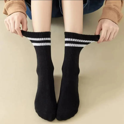 Women Mid Socks Multi Pack Breathable Sweat Absorb Casual Sports Socks
