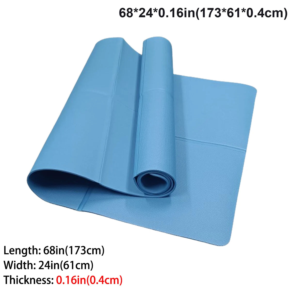 Foldable Yoga Mat | Eco Friendly EVA Travel Fitness Mat 3–6mm