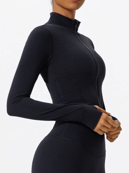 Women Zip Up Yoga Jacket | Ultra Soft Quick Dry Sports Top