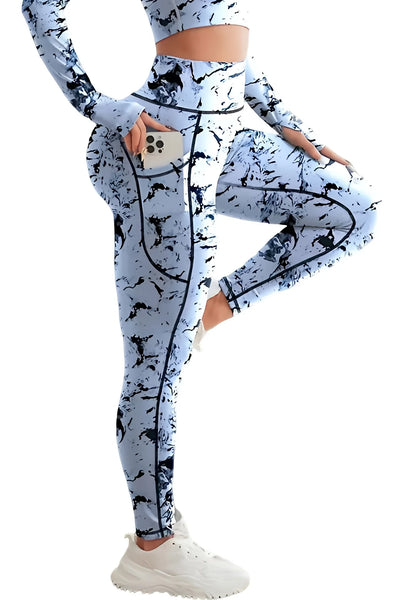 Second Skin Leggings - Patchwork Print