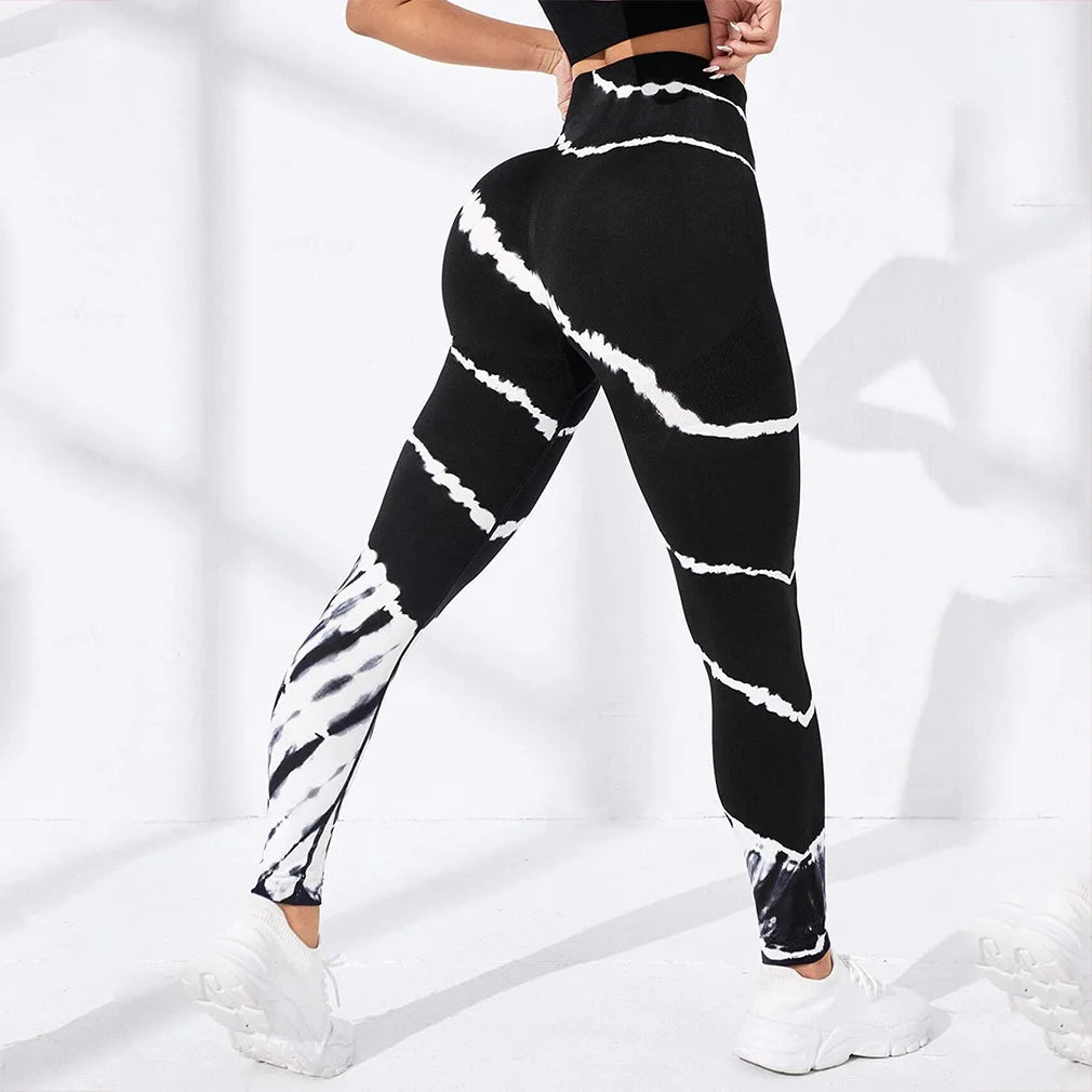 Second Skin Leggings - Seamless Multicolor Pattern