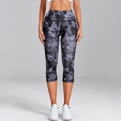 Sculpt & Flow - Leopard Print Capri