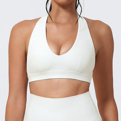 Hearuisavy Yoga Sports Bra | Women’s Breathable Gym Fitness Top