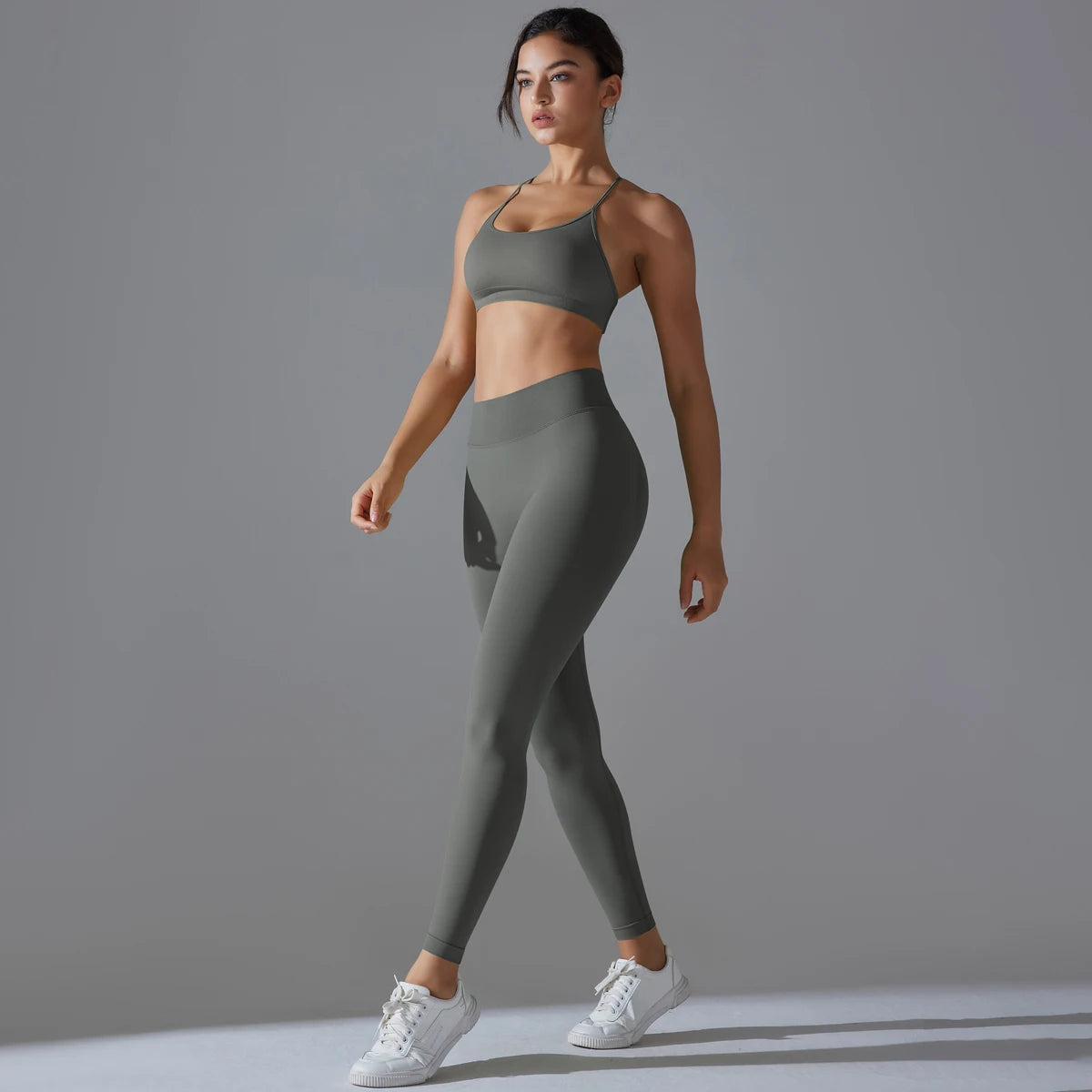 Women Yoga Sports Suit | Breathable Bra Leggings Set