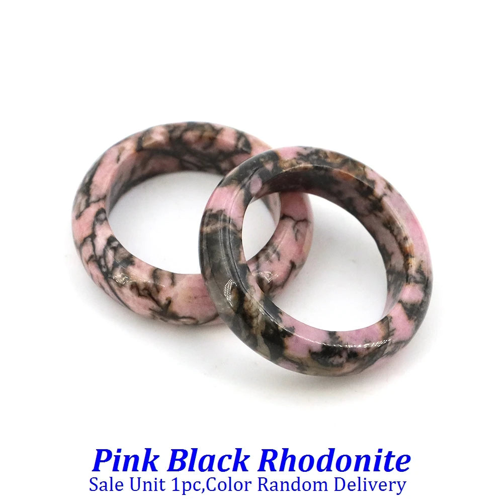 Crystal Rings – Natural Stone Reiki Healing Gem  Fashion Bridal Wedding Women Love Rings | Jewelry Accessories & Valentine’s Day Gift