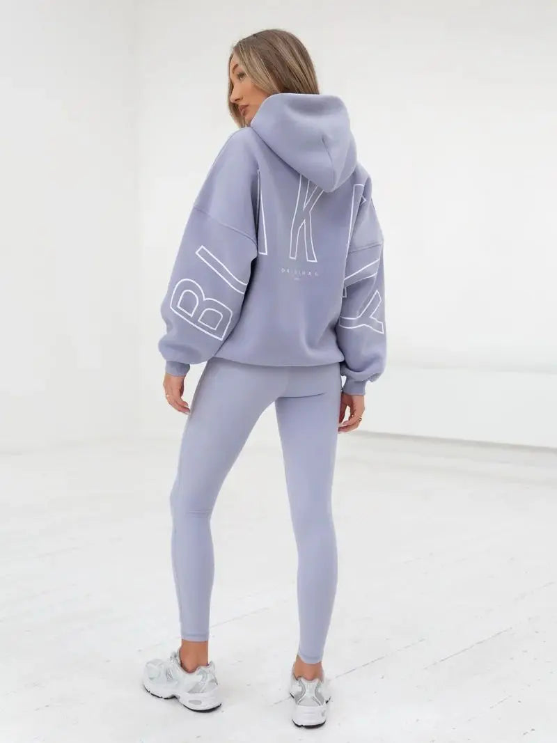 Womans Oversized Hip Hop Hoodie Printed Streetwear Sweatshirt Top