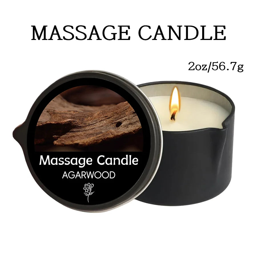 EVODUCK Luxury Massage Oil Candle | Stress Relief Aromatherapy