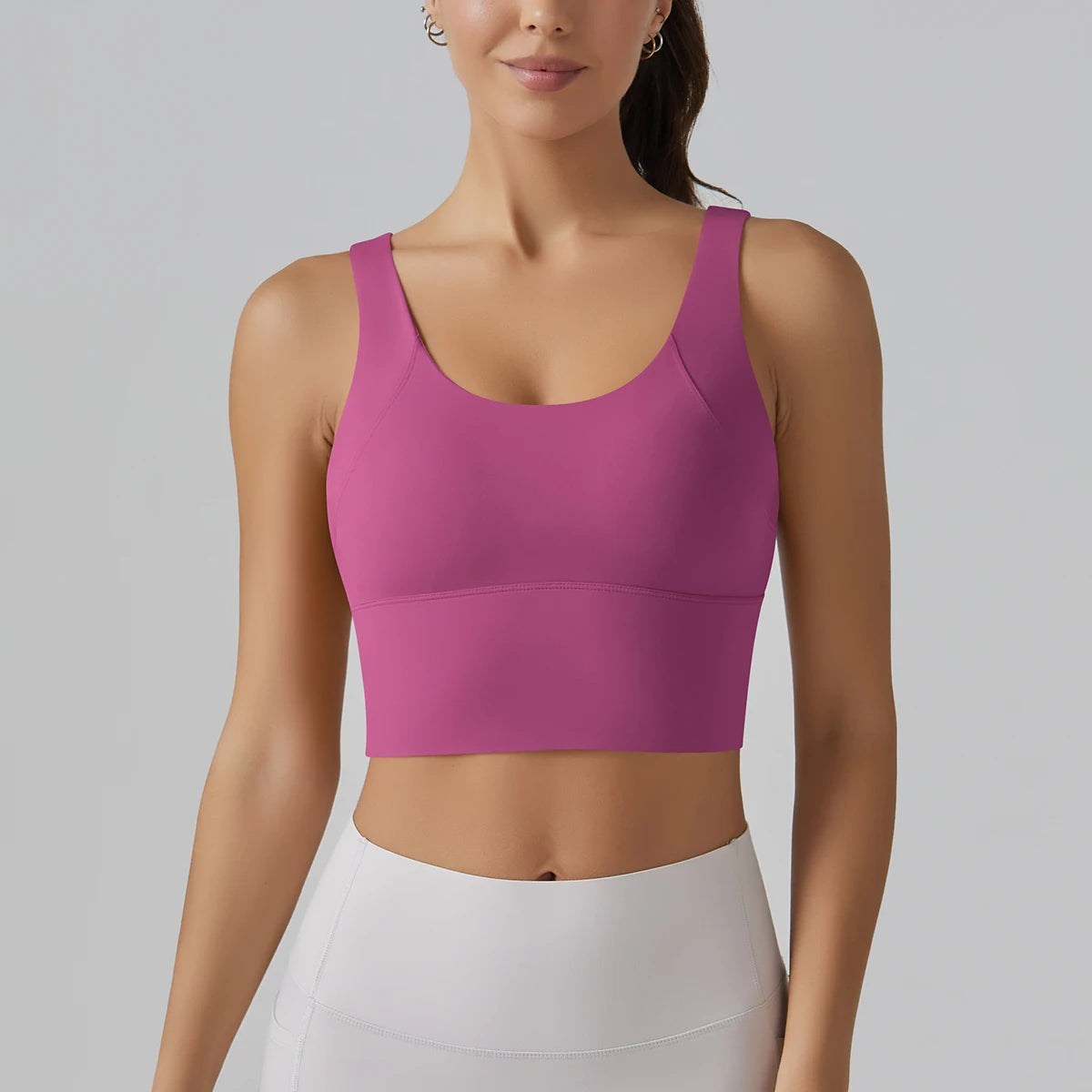 Women Athletic Sports Bra Shockproof Yoga Gym Running Workout Top