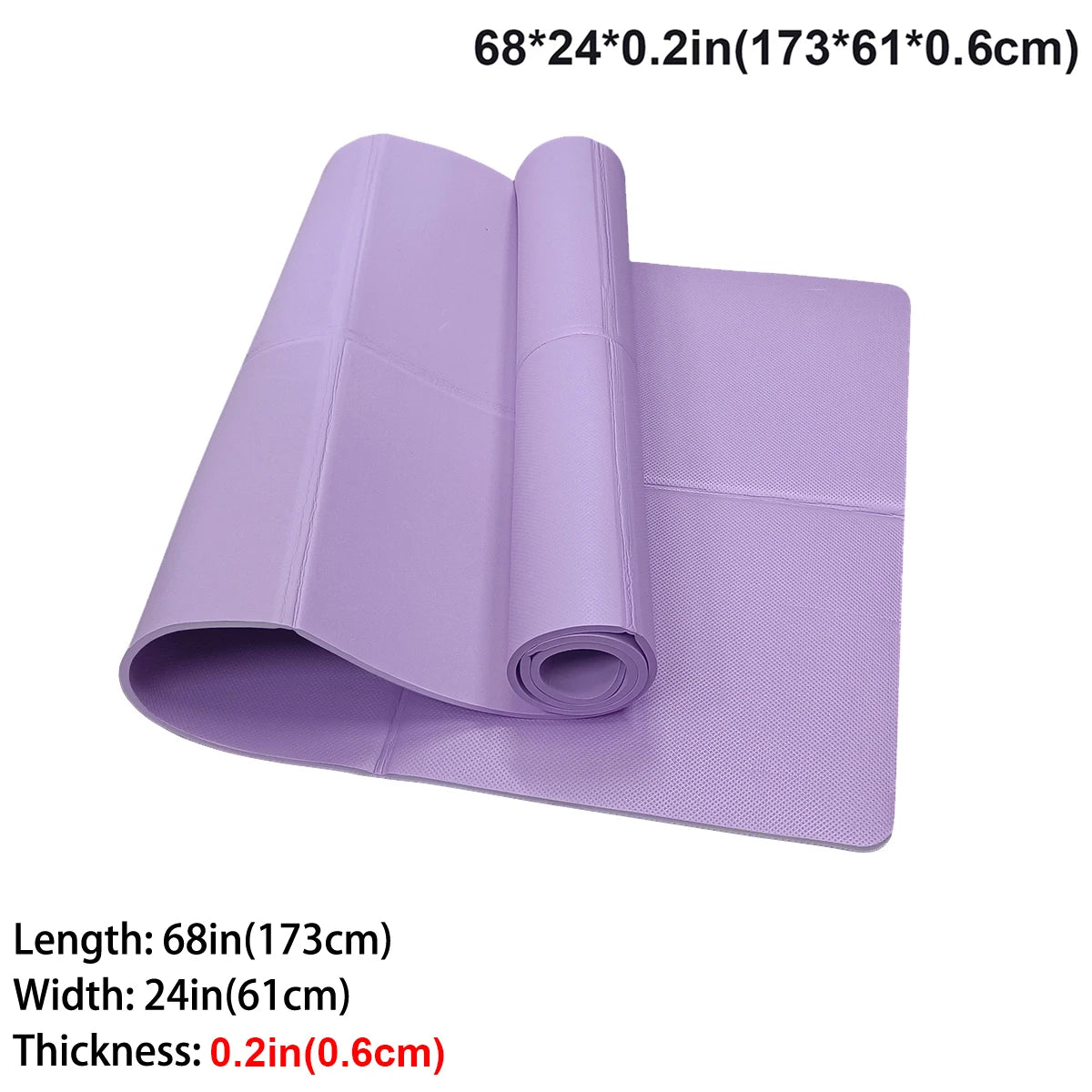 Foldable Yoga Mat | Eco Friendly EVA Travel Fitness Mat 3–6mm