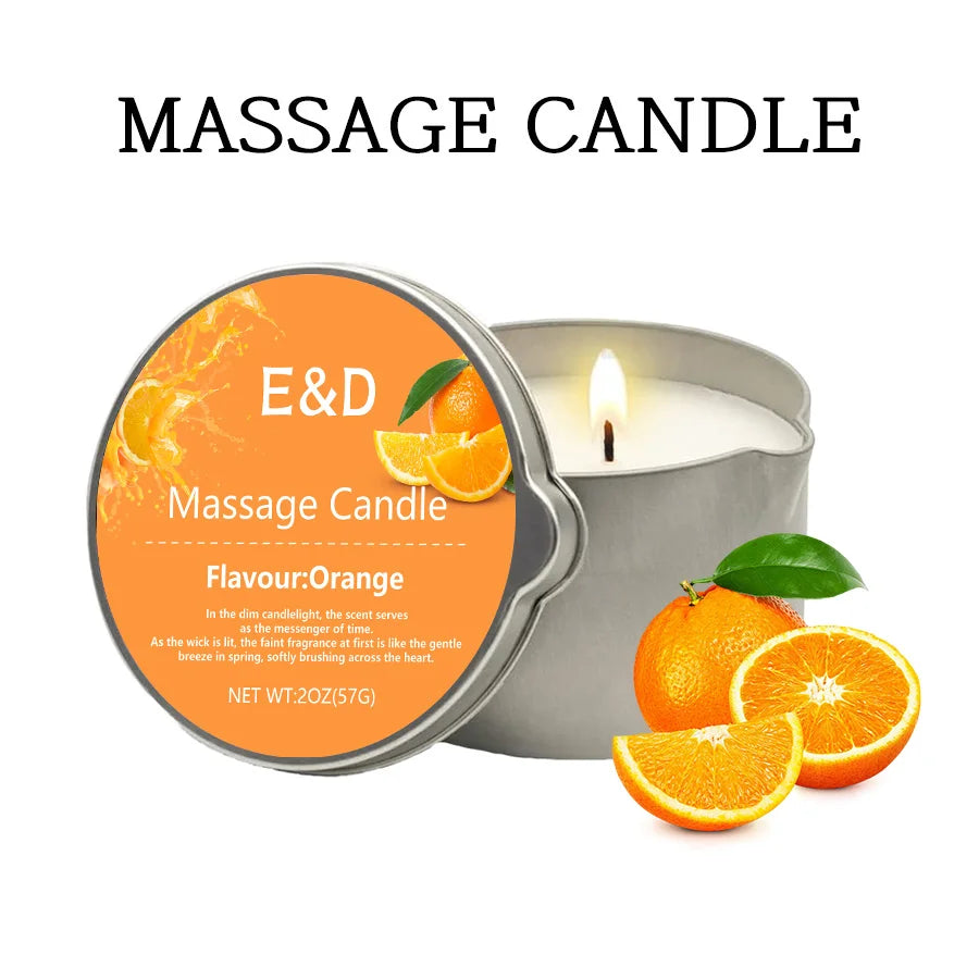 EVODUCK Luxury Massage Oil Candle | Stress Relief Aromatherapy