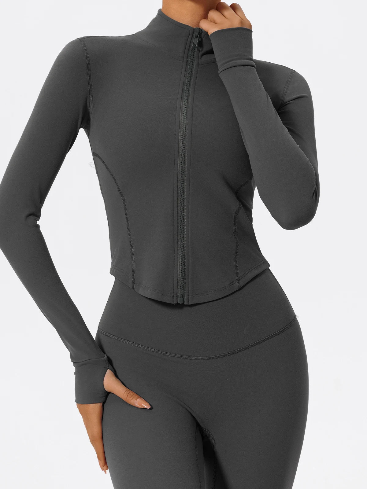 Women Zip Up Yoga Jacket | Ultra Soft Quick Dry Sports Top