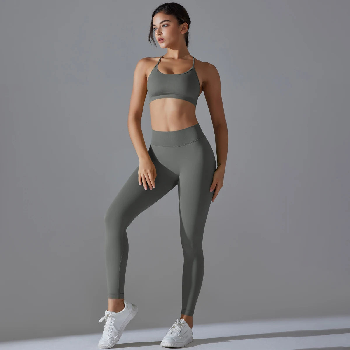 Women Yoga Sports Suit | Breathable Bra Leggings Set