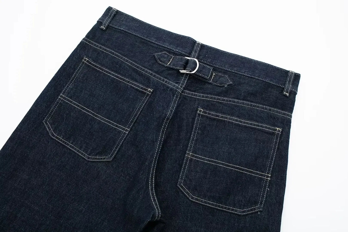 HH Women Denim Set Crop Jacket Wide Leg Jeans Vintage 2 Piece Outfit