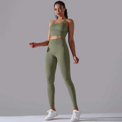 Curve & Flow Set - Brushed Fabric Moisture-Wicking