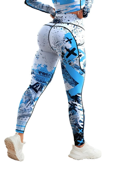 Second Skin Leggings - Patchwork Print