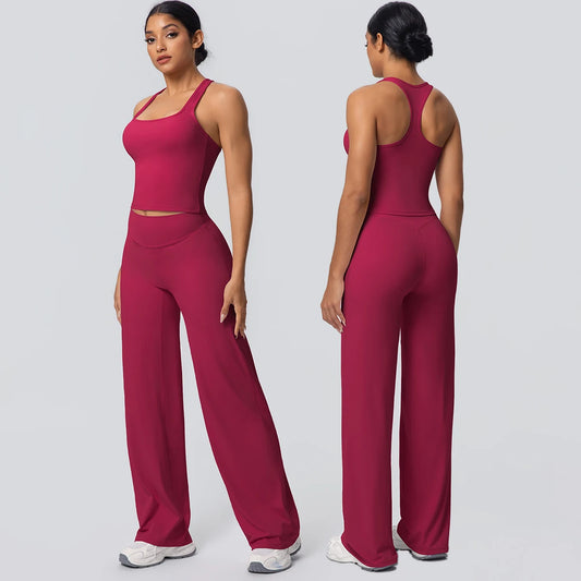 Aura Flow Set - Stretch Wide Leg Comfort