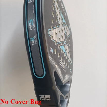 X-ONE Carbon Fiber Padel Racket Round Shape 3K 12K 18K Paddle Tennis Racquet
