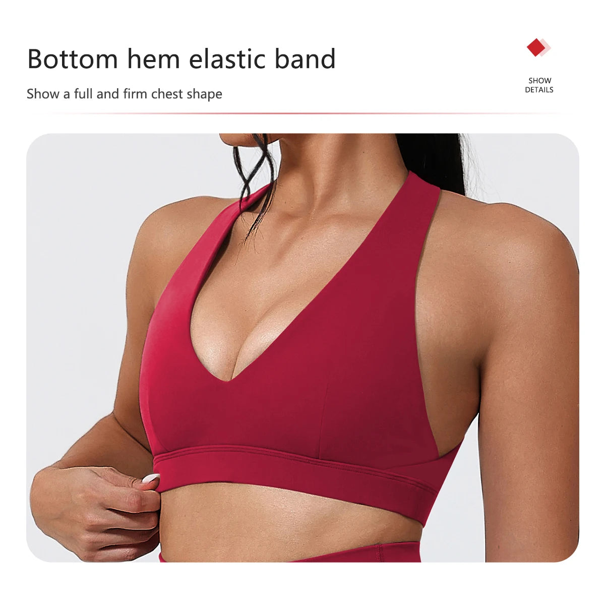 Hearuisavy Yoga Sports Bra | Women’s Breathable Gym Fitness Top