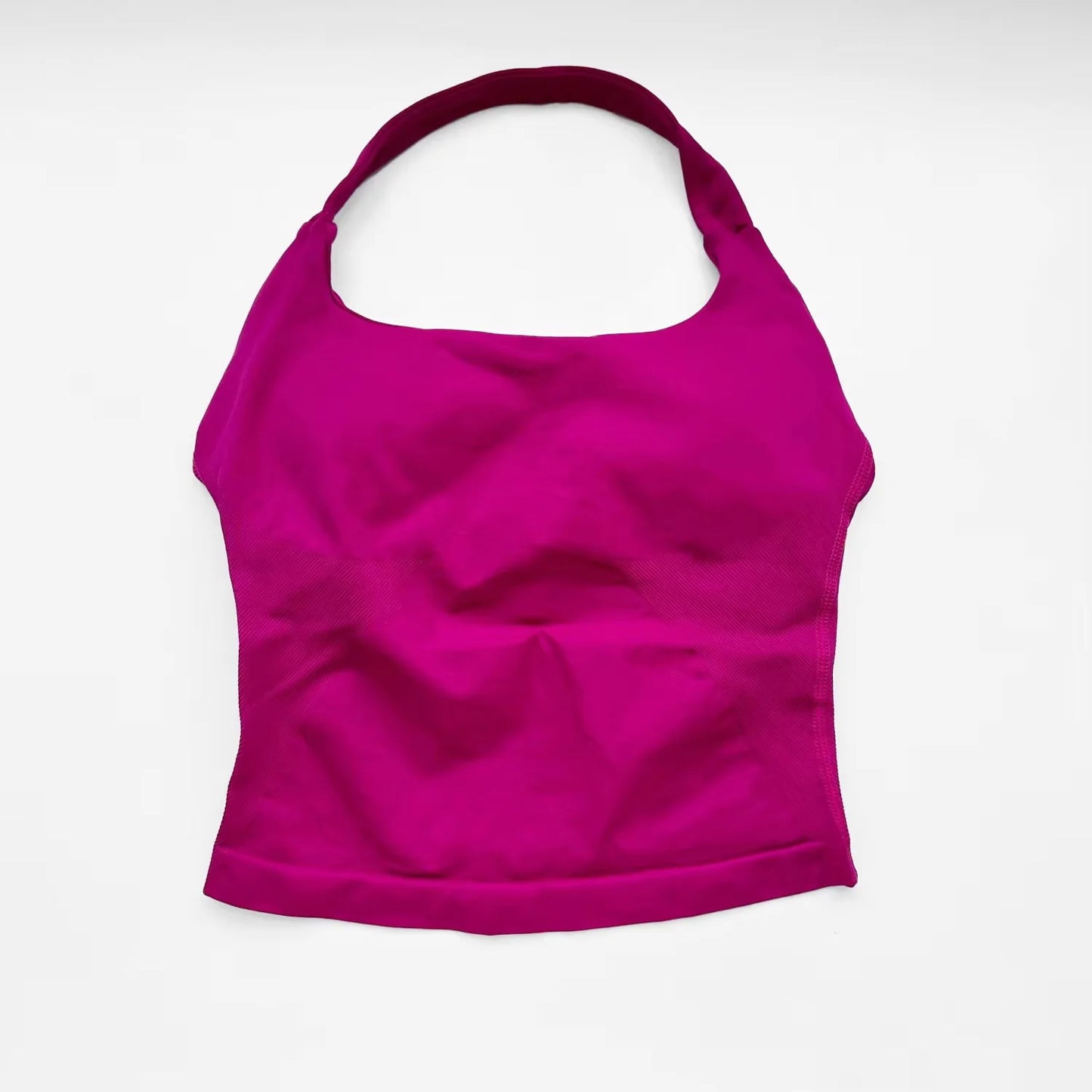 Women Halter Gym Top Push Up Sports Bra Yoga Fitness Tennis Tank Top