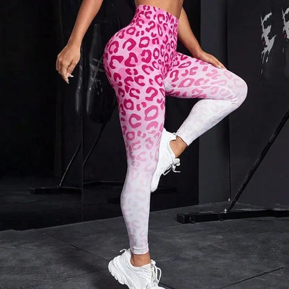 Second Skin Leggings - Blue or Pink Leopard