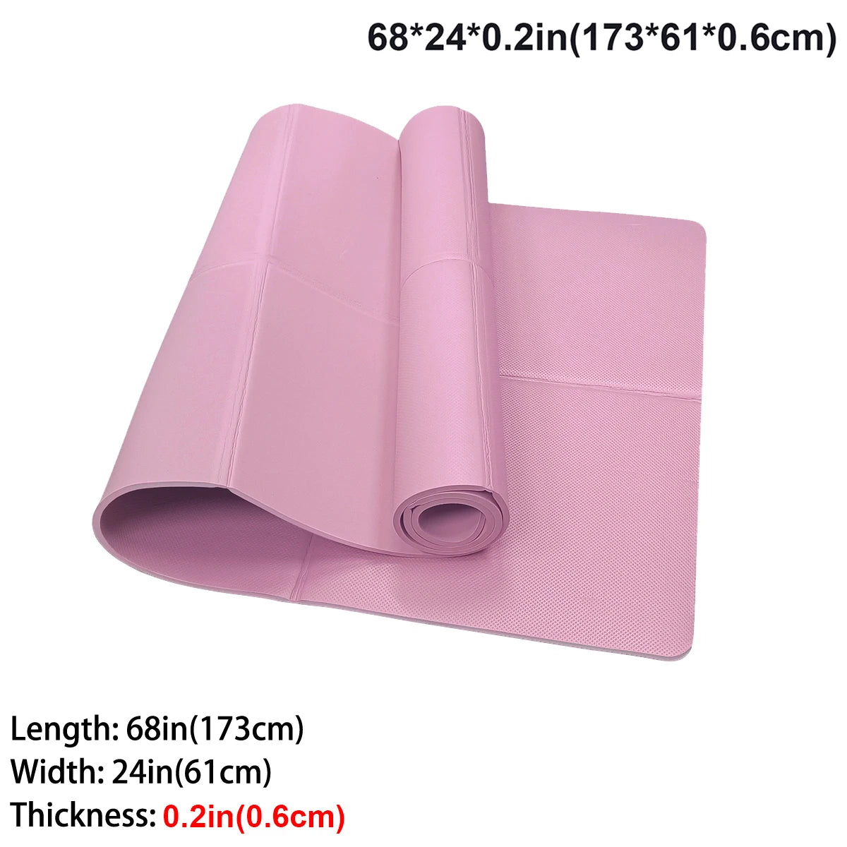 Foldable Yoga Mat | Eco Friendly EVA Travel Fitness Mat 3–6mm