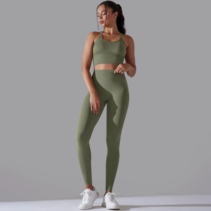 Curve & Flow Set - Brushed Fabric Moisture-Wicking