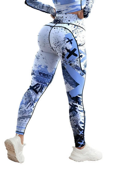 Second Skin Leggings - Patchwork Print