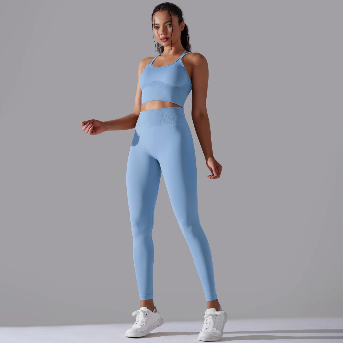 Curve & Flow Set - Brushed Fabric Moisture-Wicking