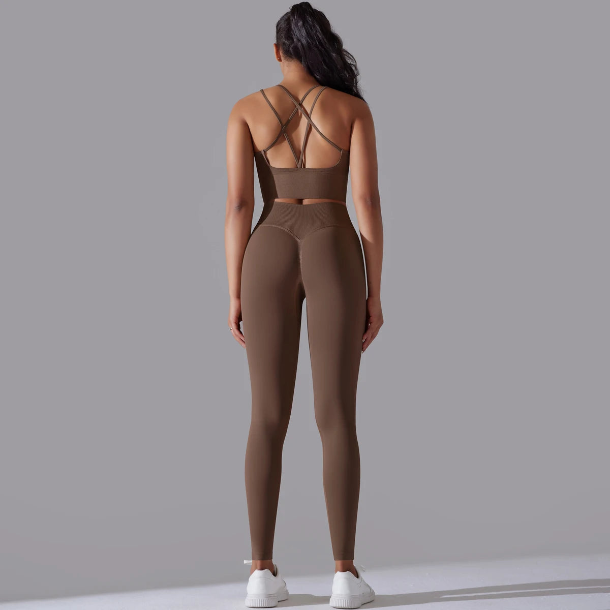 Curve & Flow Set - Brushed Fabric Moisture-Wicking